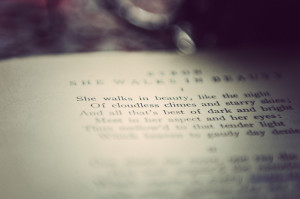 She Walks in Beauty Lord Bryon How to Read a Poem aloud